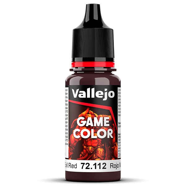 vallejo game color 72112 Rojo Maligno - Evil Red