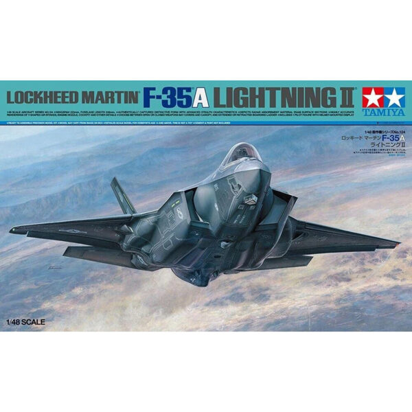 tamiya 61124 Lockheed Martin F-35A Lightning II kit en plástico para montar y pintar