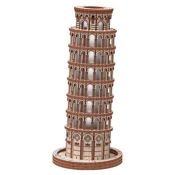 Mr. Playwood Torre de Pisa Kits de construcción en madera contrachapada de alta calidad con las piezas precortadas. Fácil montaje sin pegamento, un gran entretenimiento para toda la familia.