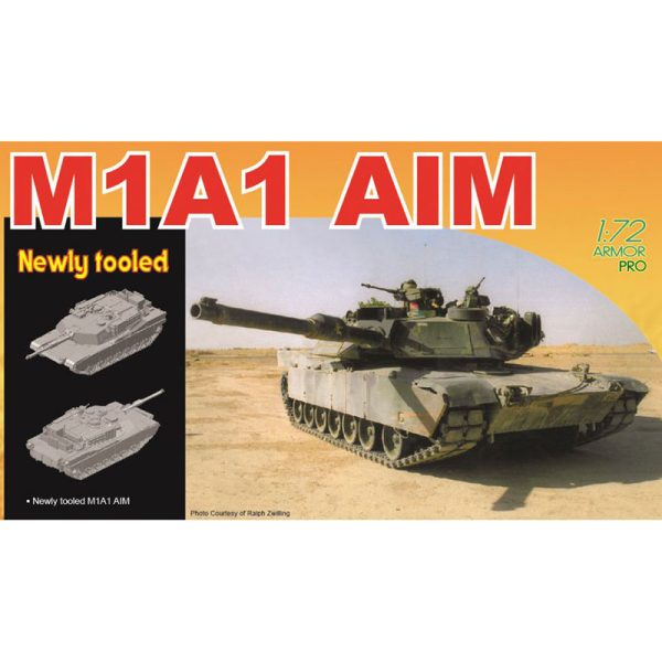 dragon 7614 M1A1 AIM Abrams Kit en plástico para montar y pintar.