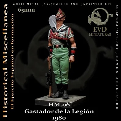 el viejo dragon hm06 Gastador de La Legión 1980 Figura de colección en metal blanco para montar y pintar. Época: S.XX dc