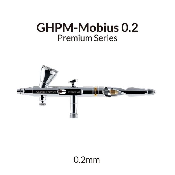 Aerógrafo Gaahleri GHPM-Mobius 0,2 mm Premium Series El diseño innovador de Gaahleri ​​con sus características únicas, ofrece un rendimiento inigualable tanto para artistas como para profesionales.