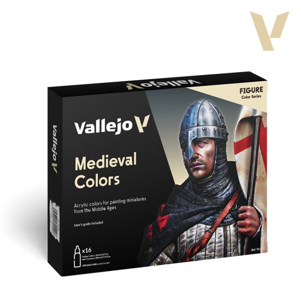 vallejo medieval colors 70142 set