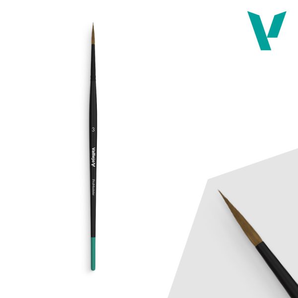 Vallejo Pro Modeler Pincel de Pelo Natural