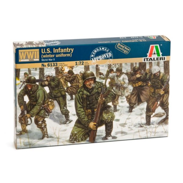 italeri 6133 US Infantry Winter Uniform WWII Kit en plástico para montar y pintar.