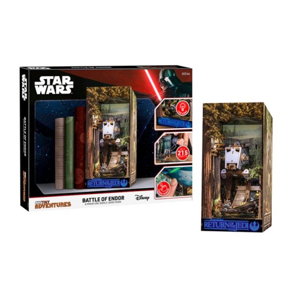 revell 00546 Star Wars Trench Run Con los Book Nooks de Revell, fáciles de montar, podrás crear fascinantes mundos en miniatura que darán a tu hogar un ambiente encantador.